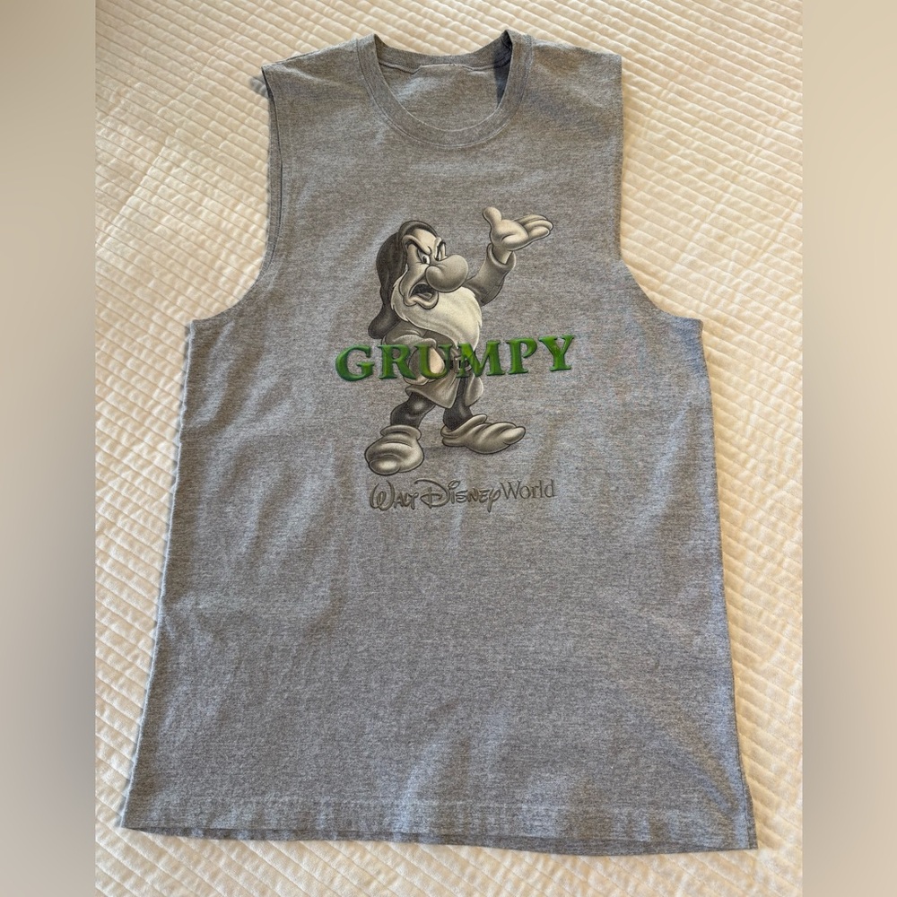 Vintage Men’s Disney Sleeveless “Grumpy” Shirt